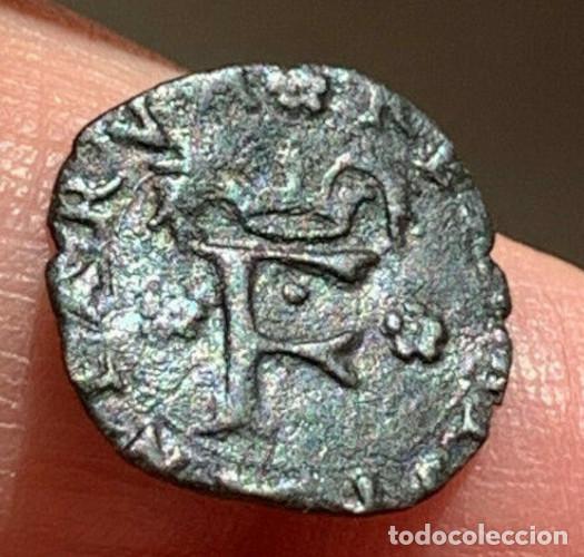 Moedas de Espanha: Felipe II de Espa&ntilde;a y I de Milan moneda Trillina 1556-1598