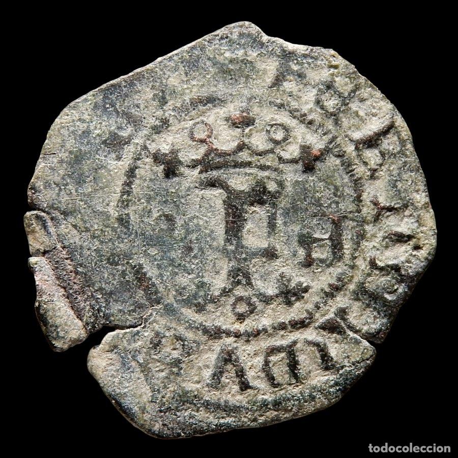 Monedas de Espa&ntilde;a: Reyes Cat&oacute;licos (1474 - 1504) Blanca de cobre. Cuenca. A151-M