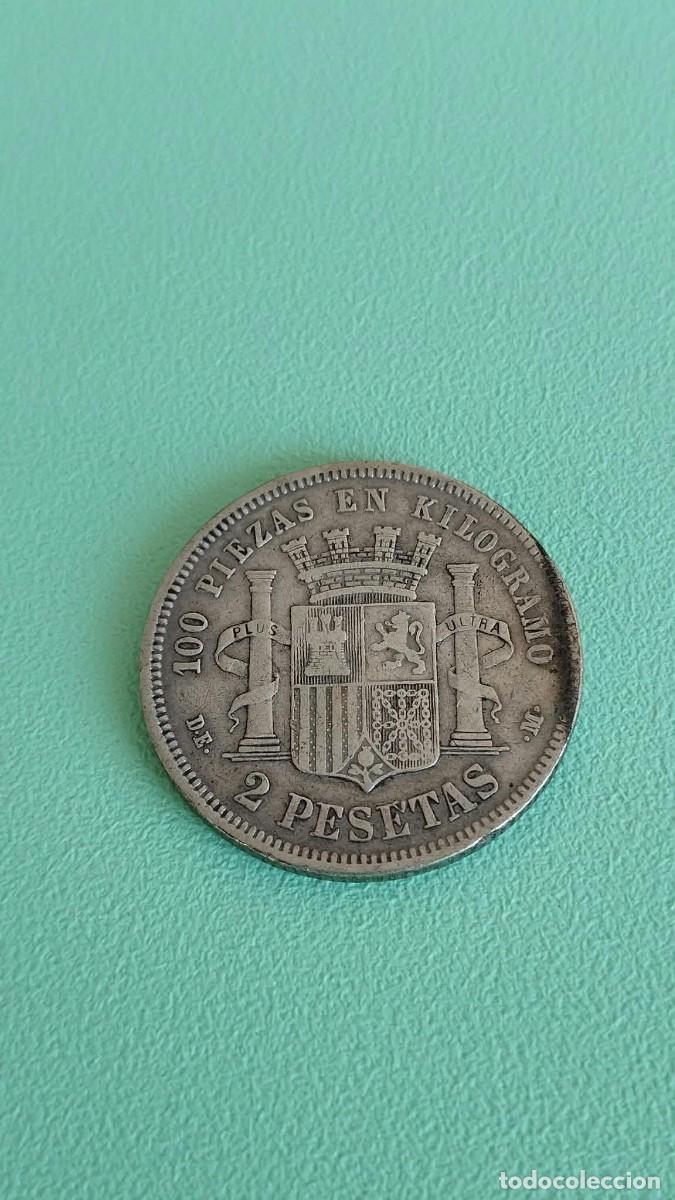 Monedas de Espa&ntilde;a: Moneda de plata - 2 Pesetas 1870 (*18-*73) - Primera Rep&uacute;blica - DE M - Madrid