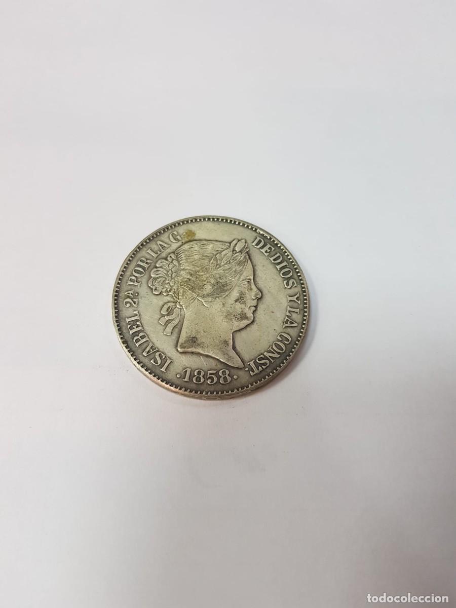 Monedas de Espa&ntilde;a: ESPA&Ntilde;A-ISABEL II- 20 REALES-1858-FALSA DE EPOCA