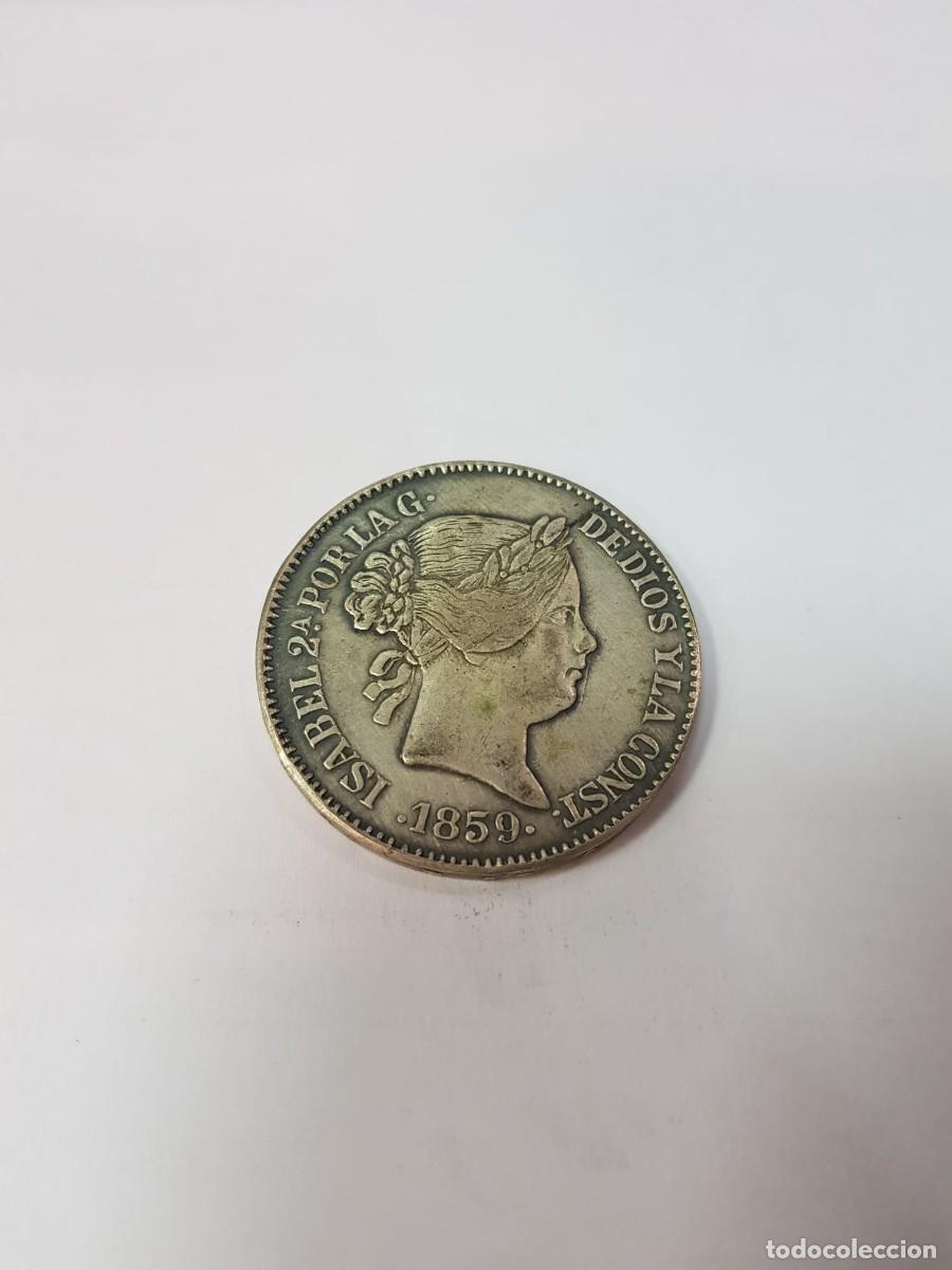 Monedas de Espa&ntilde;a: ESPA&Ntilde;A-ISABEL II- 20 REALES-1859-FALSA DE EPOCA