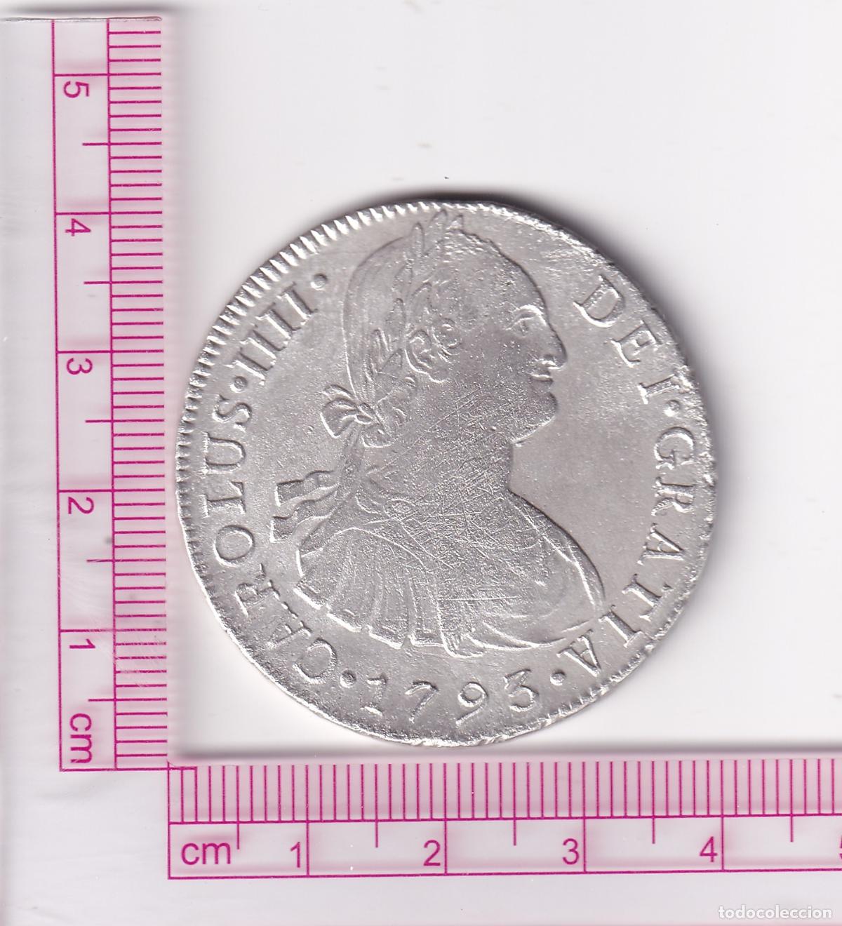 Monedas de Espa&ntilde;a: CRCAP344 MONEDA ESPA&Ntilde;A 8 REALES CARLOS IIII 1794 LIMA IJ MBC PLATA