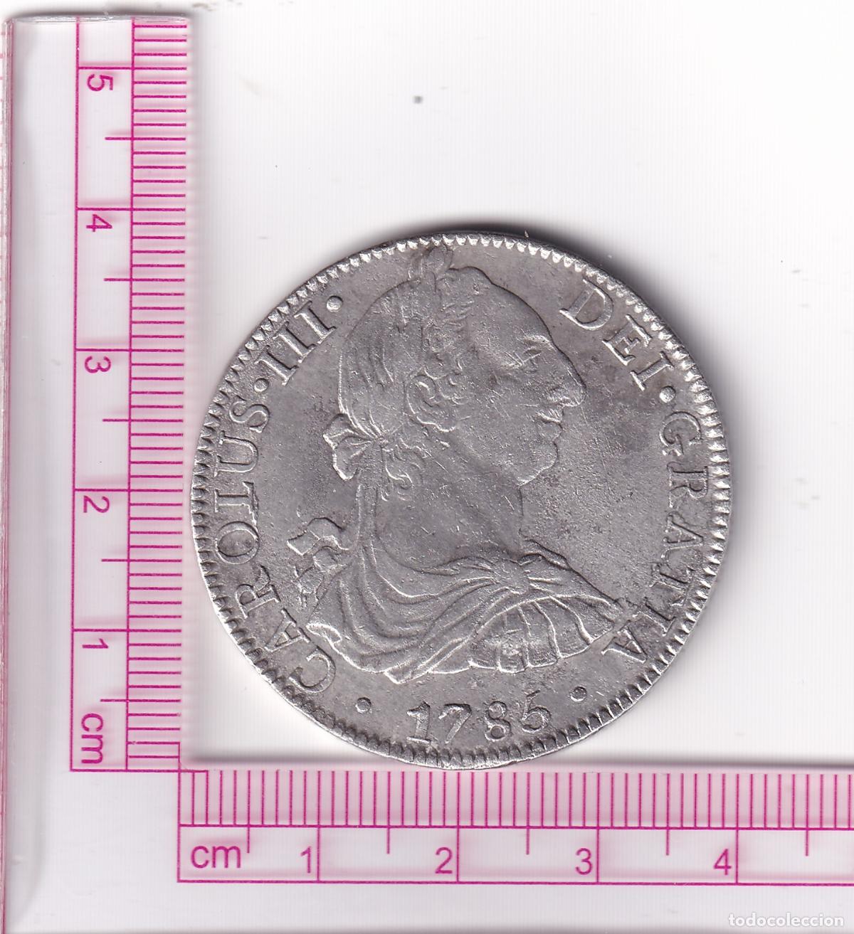 Monedas de Espa&ntilde;a: CRCAP348 MONEDA ESPA&Ntilde;A 8 REALES CARLOS III 1785 M&Eacute;XICO F.M MBC+ R.B.O PLATA