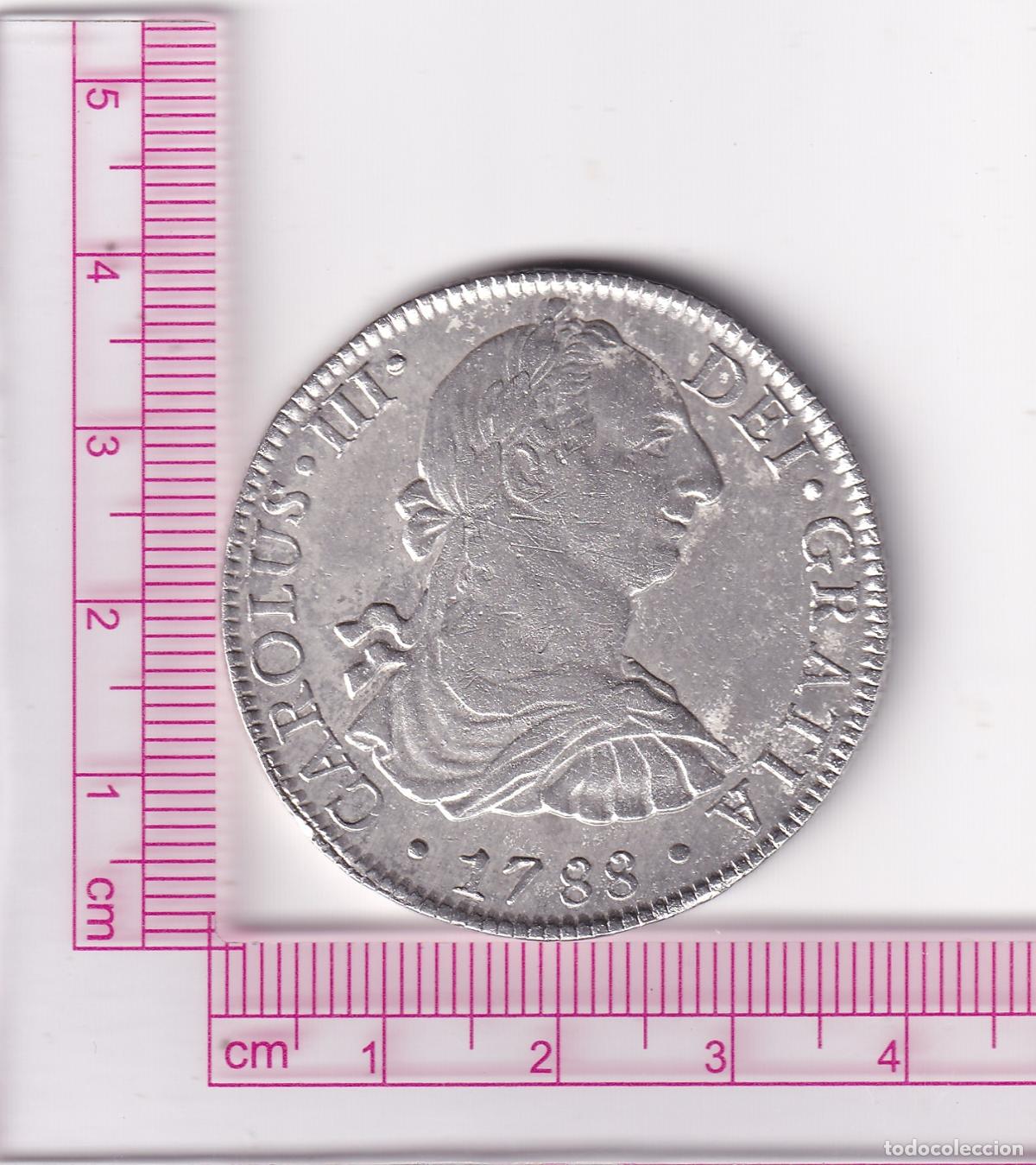 Monedas de Espa&ntilde;a: CRCAP356 MONEDA ESPA&Ntilde;A 8 REALES CARLOS III 1788 M&Eacute;XICO F.M MBC+ PLATA
