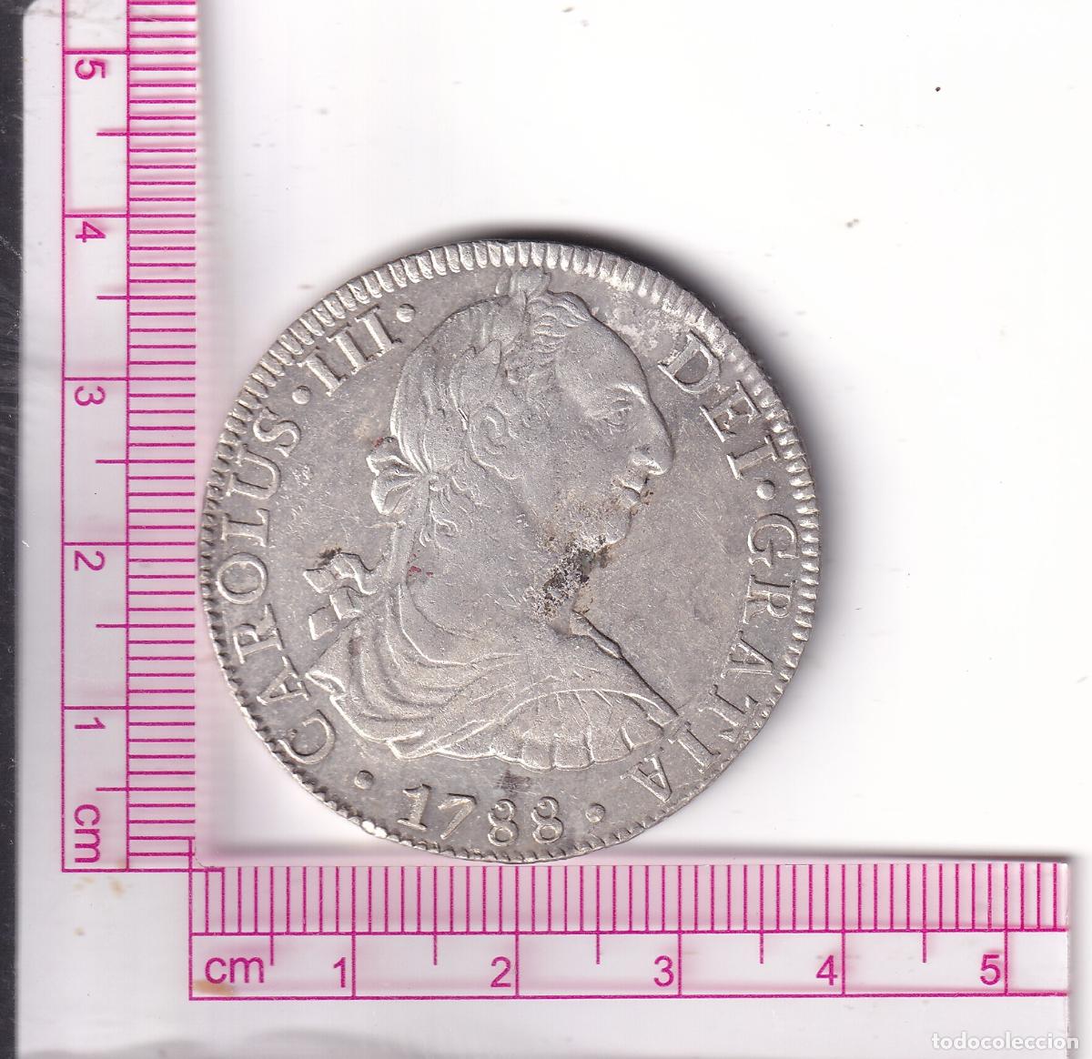 Monedas de Espa&ntilde;a: CRCAP357 MONEDA ESPA&Ntilde;A 8 REALES CARLOS III 1788 M&Eacute;XICO F.M MBC PLATA