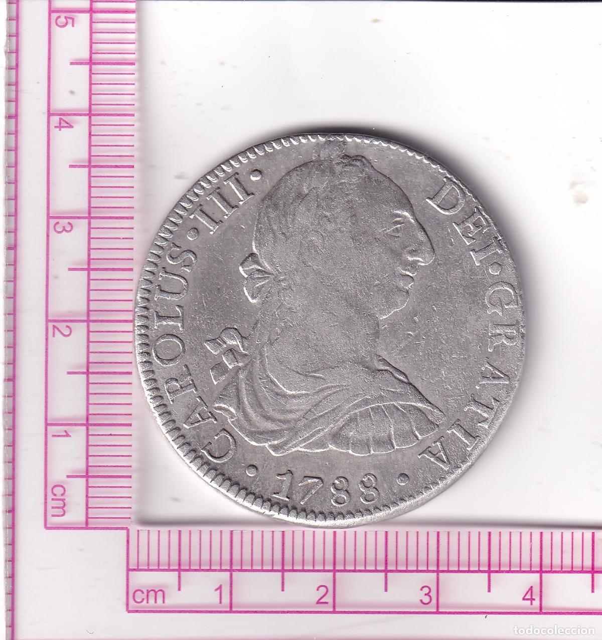 Monedas de Espa&ntilde;a: CRCAP358 MONEDA ESPA&Ntilde;A 8 REALES CARLOS III 1788 M&Eacute;XICO F.M MBC PLATA