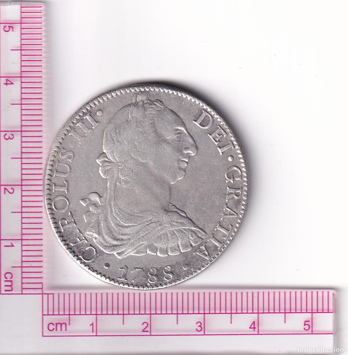 Monedas de Espa&ntilde;a: CRCAP359 MONEDA ESPA&Ntilde;A 8 REALES CARLOS III 1788 M&Eacute;XICO F.M MBC+ PLATA