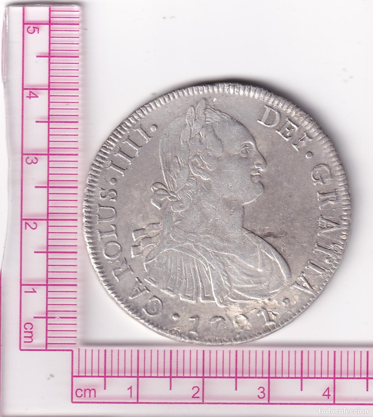 Monedas de Espa&ntilde;a: CRCAP360 MONEDA ESPA&Ntilde;A 8 REALES CARLOS IIII 1791 LIMA IJ MBC+ PLATA