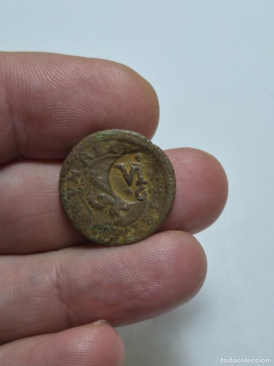Monedas de Espa&ntilde;a: NT/ FELIPE III RESELLO VI MARAVEDIES GRANADA SOBRE 4 MARAVEDIES SEGOVIA (E1470)