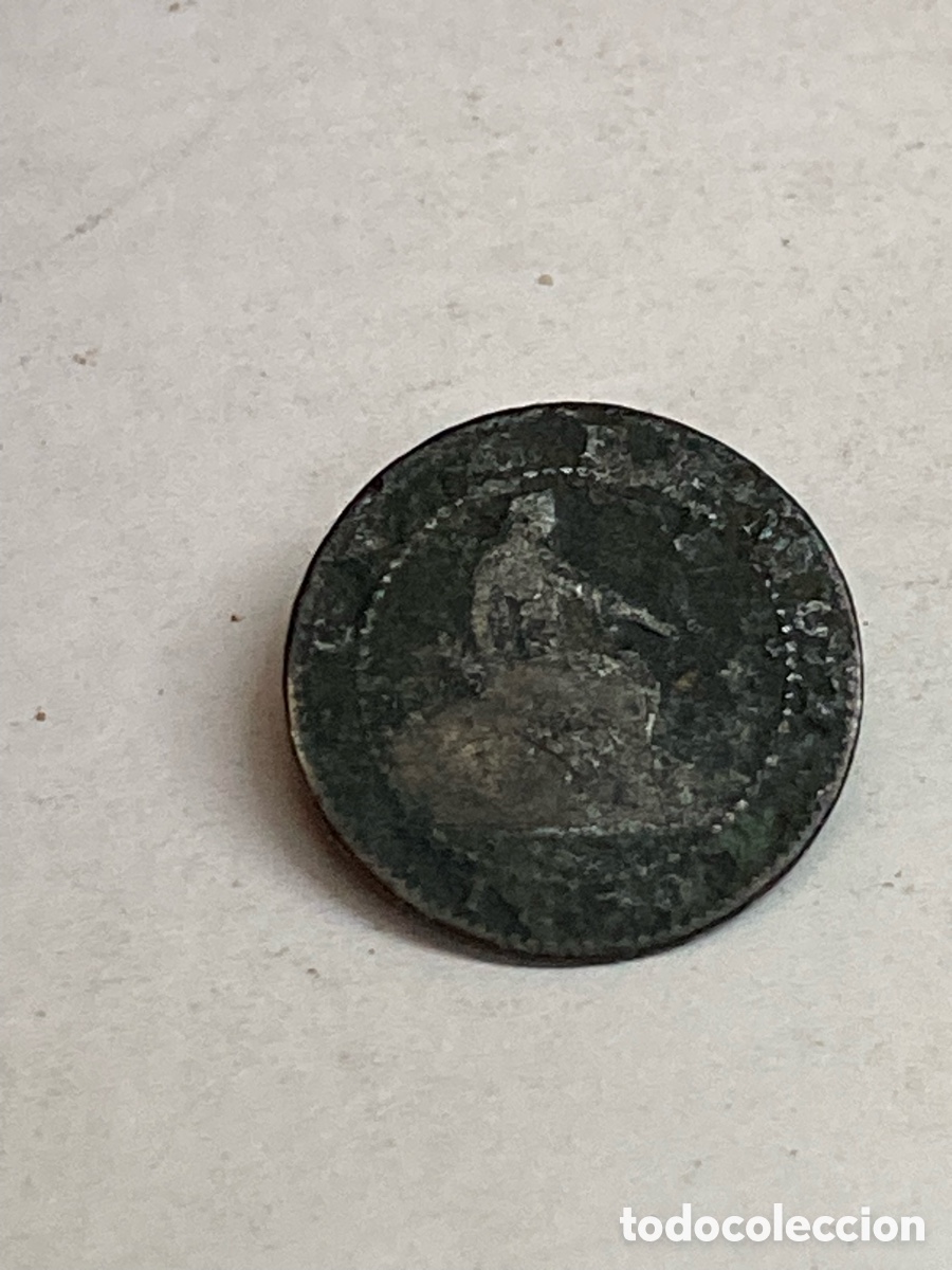 Monedas de Espa&ntilde;a: Moneda 1 c&eacute;ntimo 1870 L22 - Foto 2