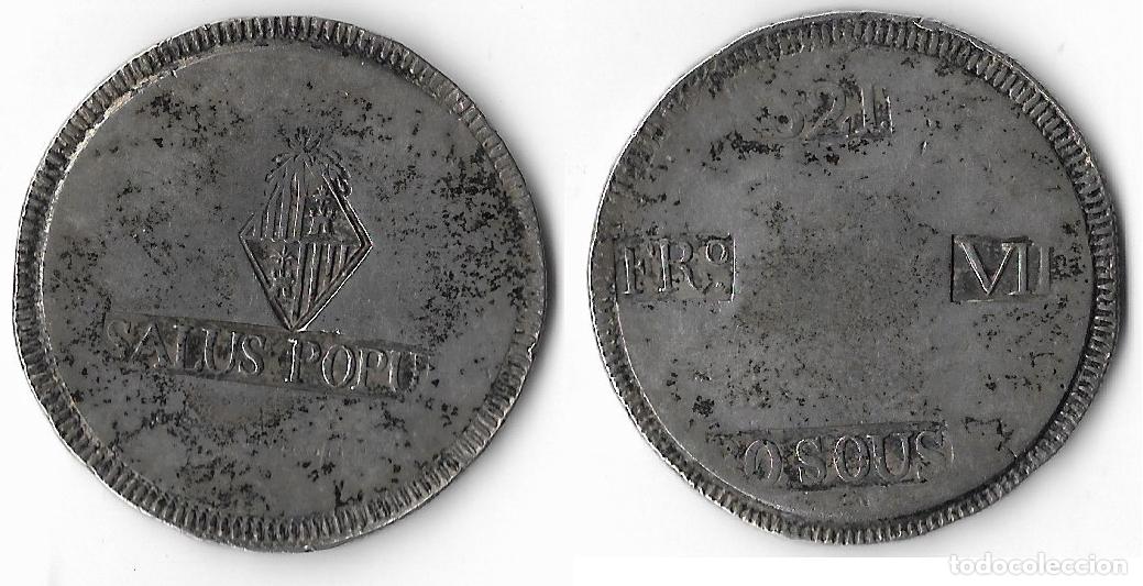 Monedas de Espa&ntilde;a: - MALLORCA 30 SOUS FERNANDO VII 1821 ( RARA Y DIFISIL DE ENCONTAR)