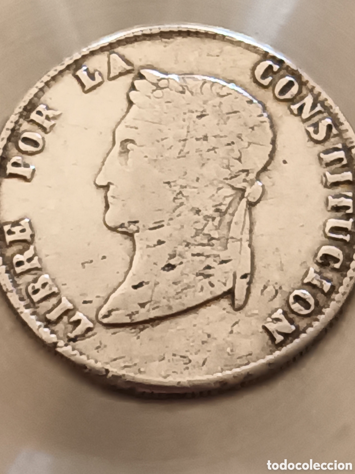 Monedas de Espa&ntilde;a: MONEDA DE PLATA 4 SOLES 1855 POTOSI BOLIVIA