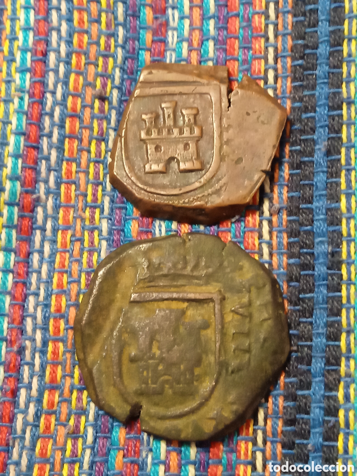 Monedas de Espa&ntilde;a: X- DOS MONEDAS DE 8 MARAVED&Iacute;S UNA CON FECHA 162 - Foto 2