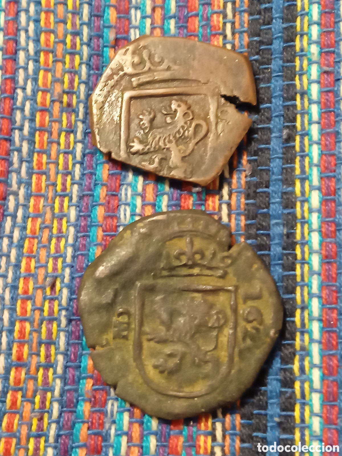 Monedas de Espa&ntilde;a: X- DOS MONEDAS DE 8 MARAVED&Iacute;S UNA CON FECHA 162