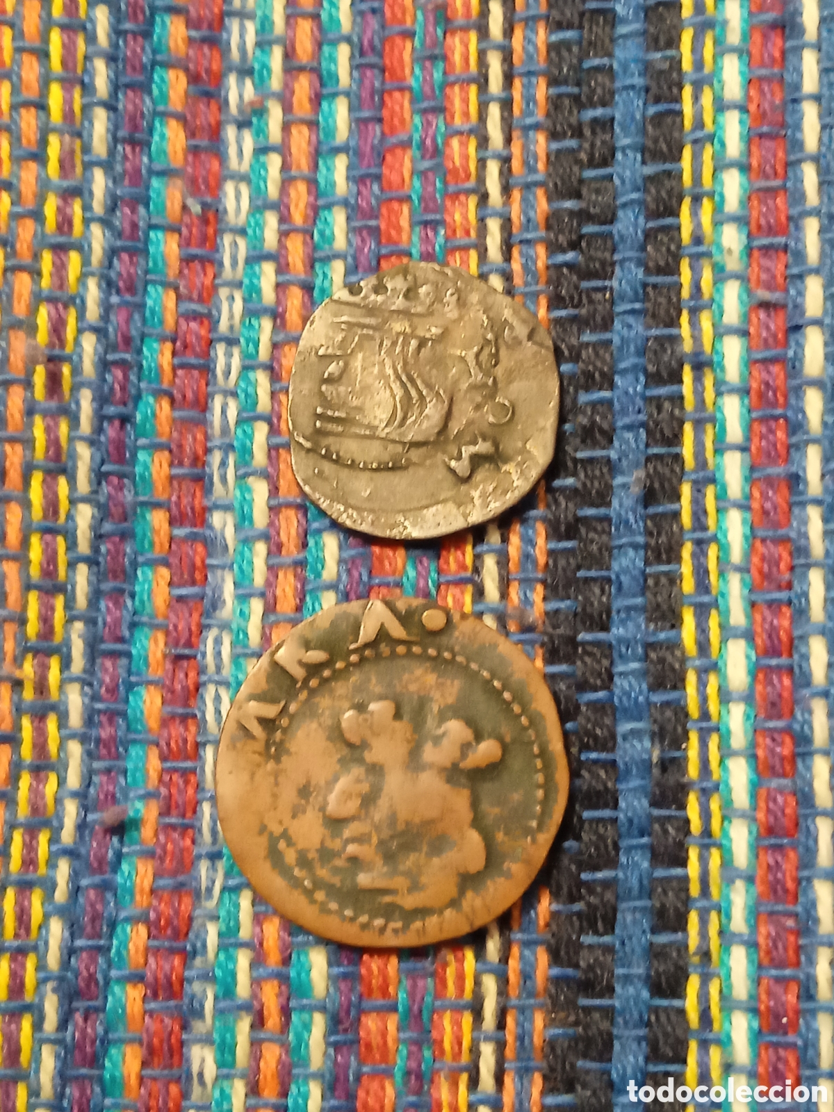 Monedas de Espa&ntilde;a: X- DOS BONITOS DINEROS CARLOS II Y FELIPE V CECA DE MALLORCA FALSOS DE &Eacute;POCA