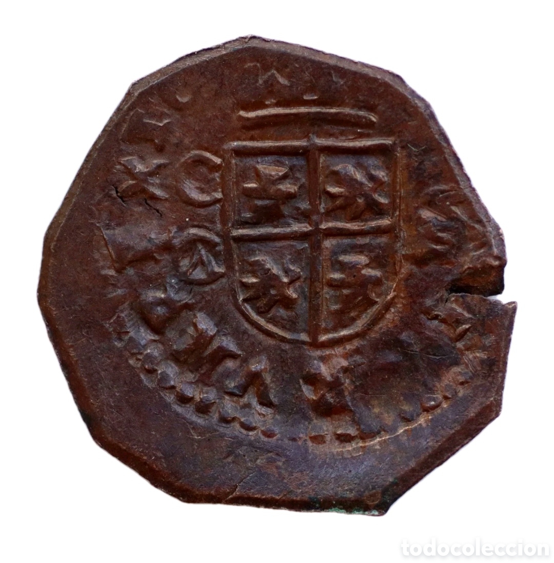 Monedas de Espa&ntilde;a: RAROS 8 MARAVEDIS 1661 FELIPE IV CUENCA A MARTILLO