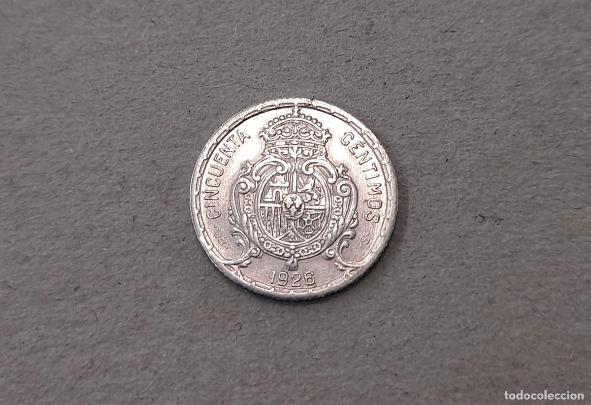 Monedas de Espa&ntilde;a: Alfonso XIII, 50 Centimos 1926, PC.S. - Foto 2