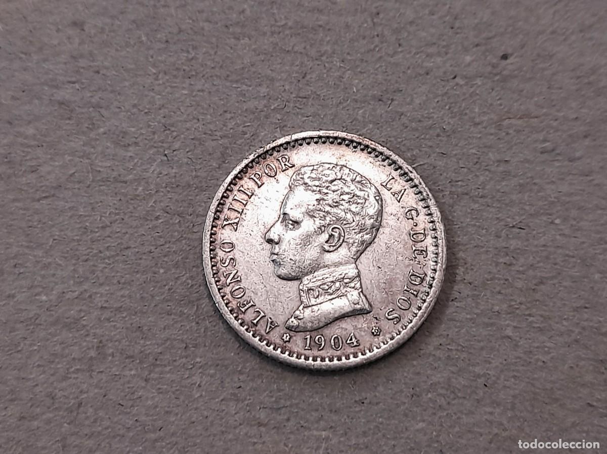 Monedas de Espa&ntilde;a: Alfonso XIII, 50 Centimos 1904, PC.V. *1*0