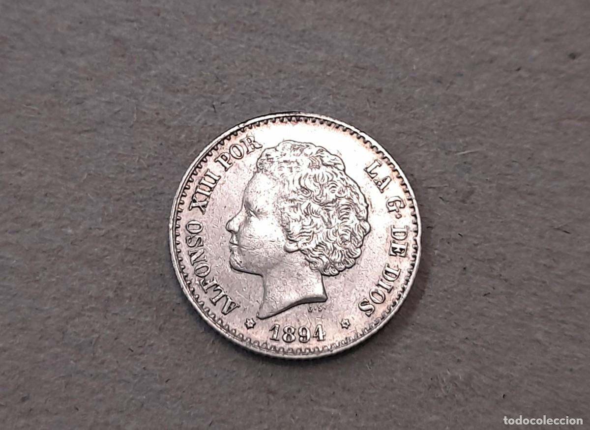Monedas de Espa&ntilde;a: Alfonso XIII, 50 Centimos 1894, PG.V. *9*4