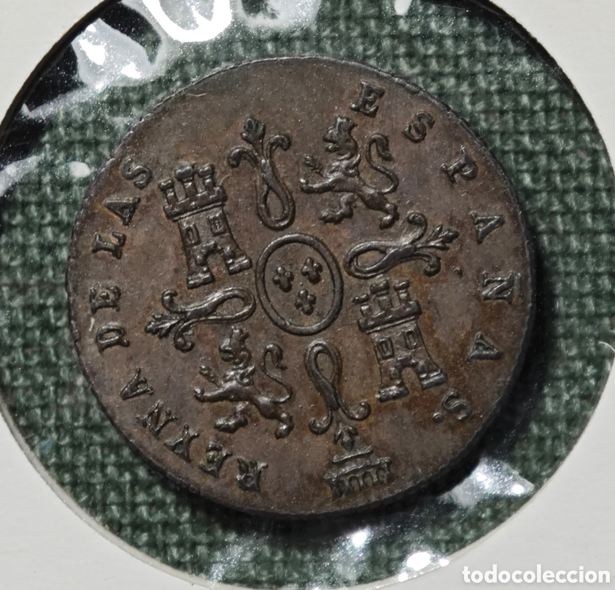 Monedas de Espa&ntilde;a: 1 MARAVED&Iacute; 1842 SG ISABEL II SIN CIRCULAR - Foto 2