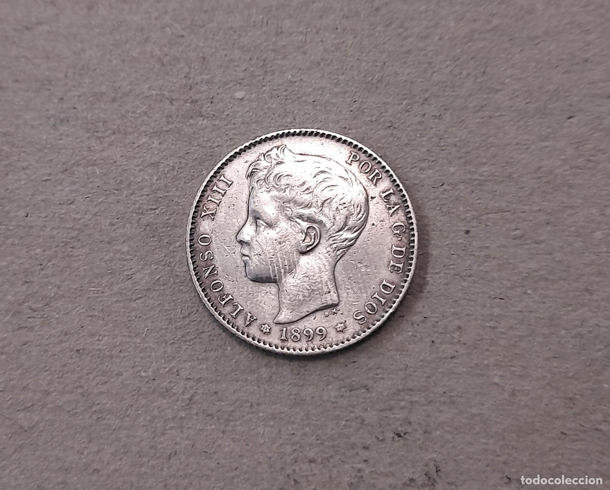 Monedas de Espa&ntilde;a: Alfonso XIII, 1 Peseta 1899 SG.V. *18*99