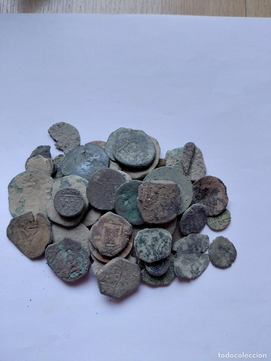 Monedas de Espa&ntilde;a: Lote n&uacute;mero 1 de 50 monedas espa&ntilde;olas para limpiar y expertizar de colecci&oacute;n particular