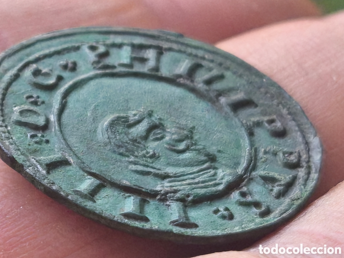 Monedas de Espa&ntilde;a: Felipe IV 1663 Valladolid 16 maravedis M - Foto 3