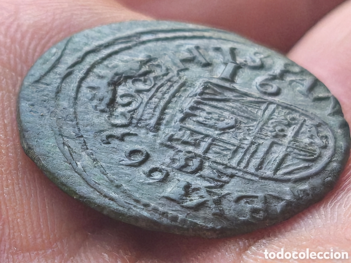 Monedas de Espa&ntilde;a: Felipe IV 1663 Valladolid 16 maravedis M - Foto 4