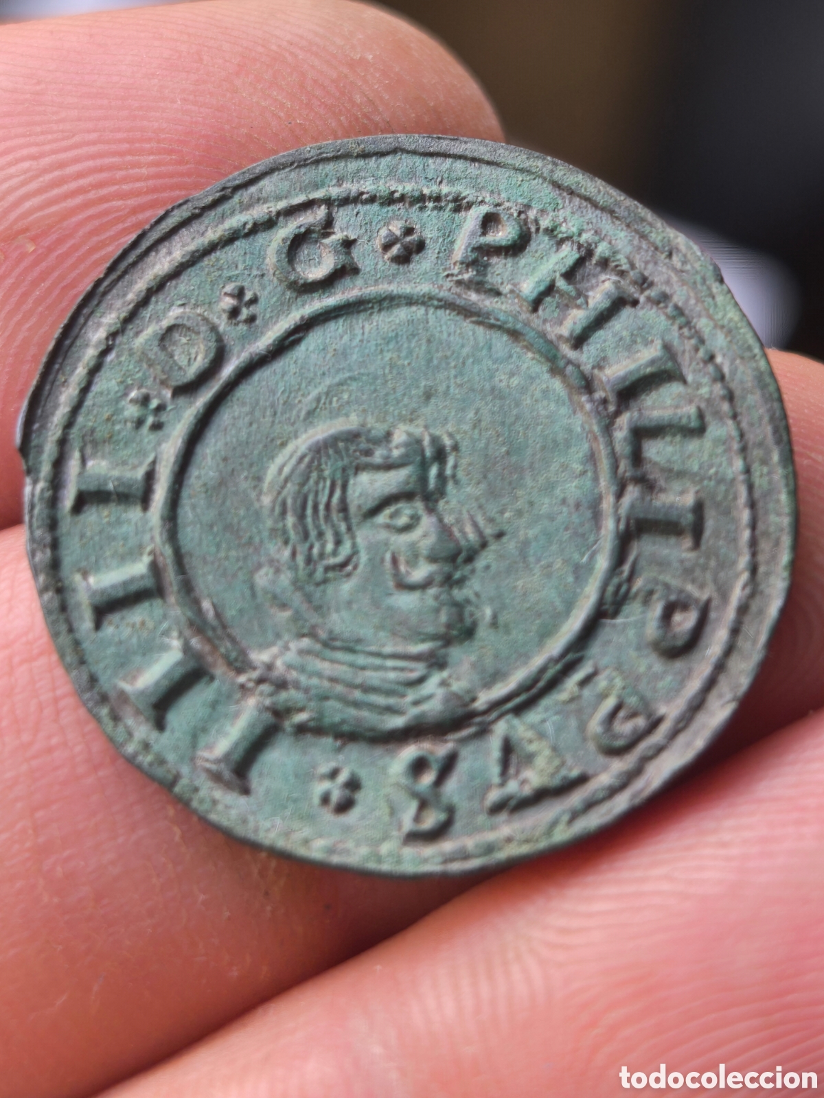Monedas de Espa&ntilde;a: Felipe IV 1663 Valladolid 16 maravedis M - Foto 6