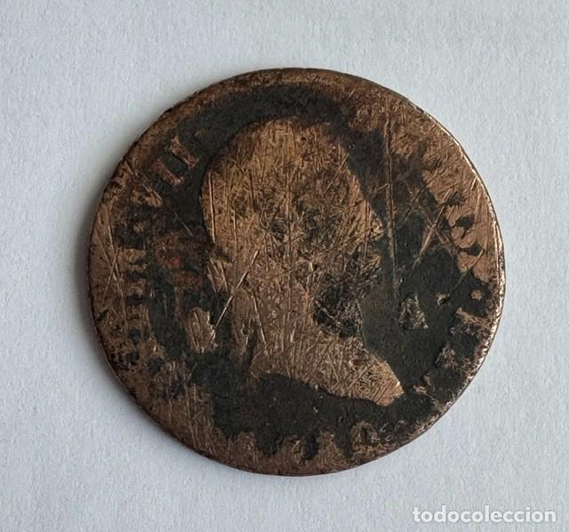 Monedas de Espa&ntilde;a: 4 MARAVED&Iacute;S - FERNANDO VII - 1820 - COBRE
