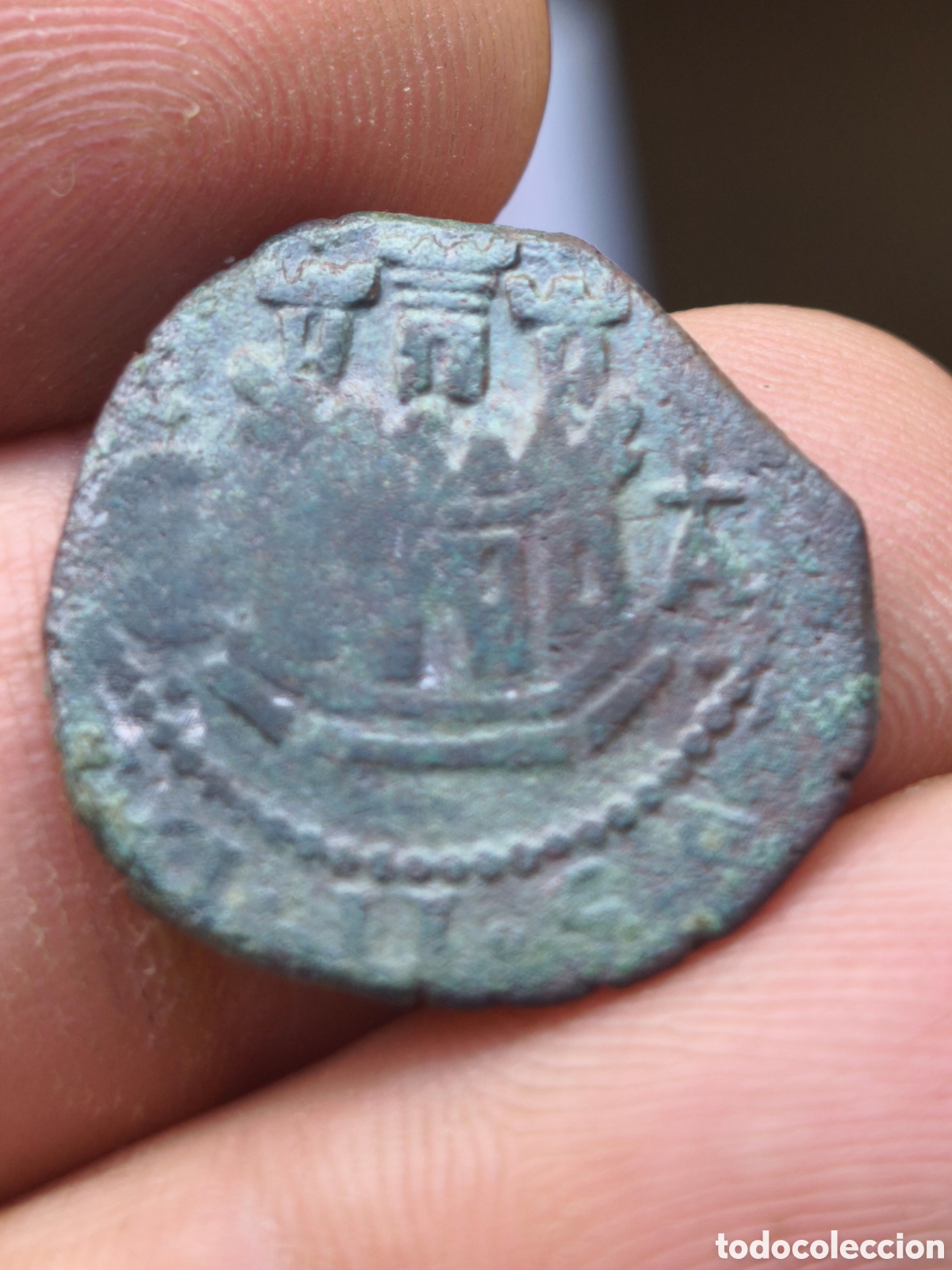 Monedas de Espa&ntilde;a: Felipe II 2 maravedis CUENCA A - Foto 2