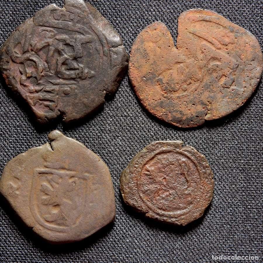 Monedas de Espa&ntilde;a: Lote de 4 monedas de los Austrias. Variados. 278-F