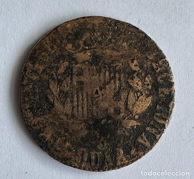 Monedas de Espa&ntilde;a: 3 CUARTOS - FELIPE VII - 1823 - COBRE - BARCELONA