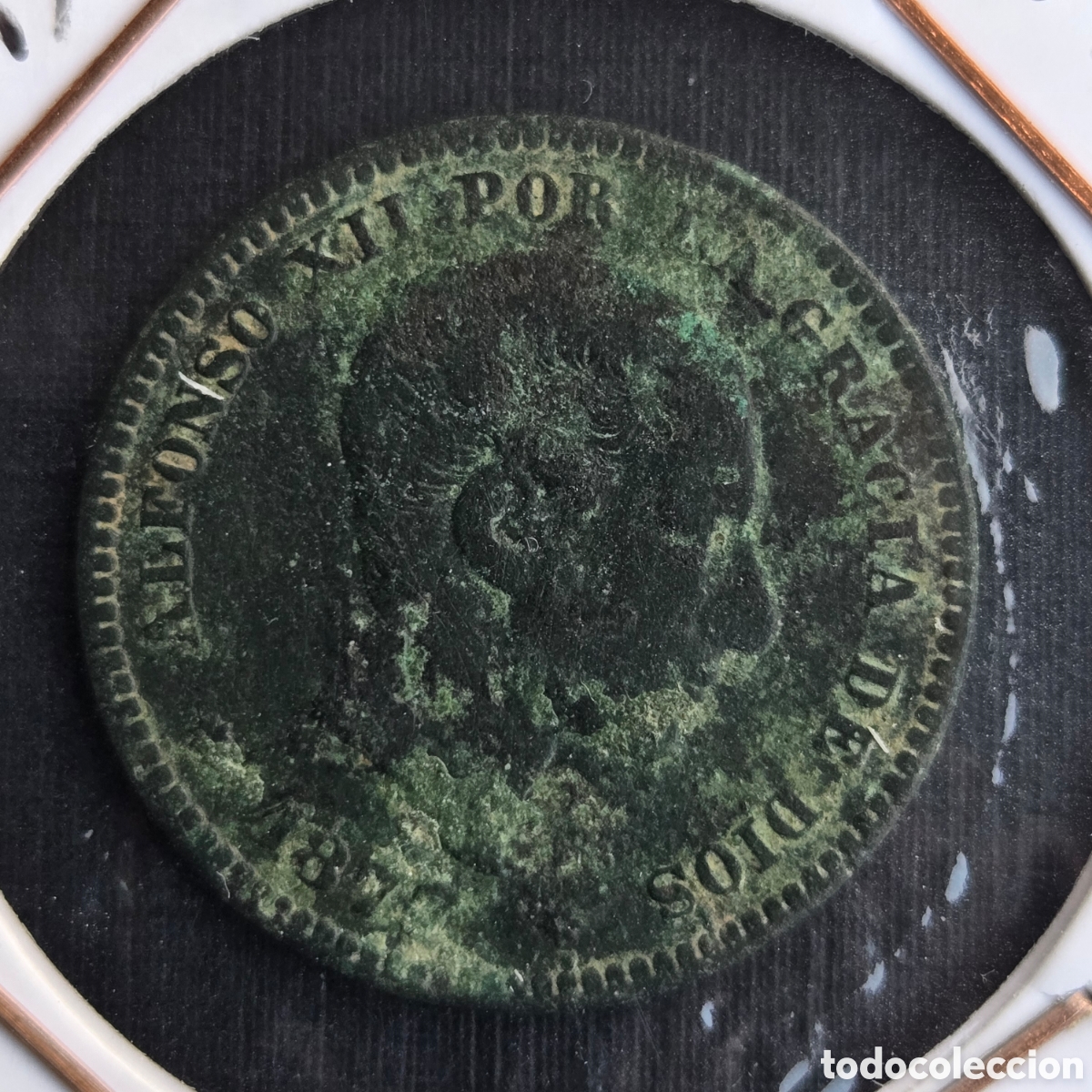 Monedas de Espa&ntilde;a: Lote 2 monedas Alfonso XII Espa&ntilde;a - Foto 4