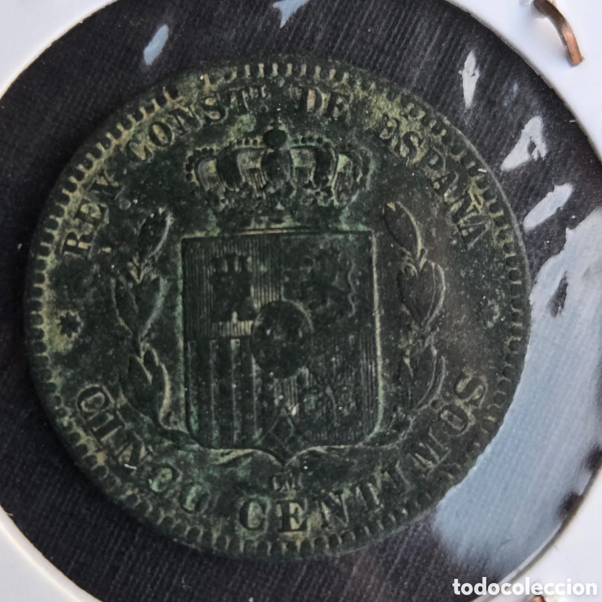 Monedas de Espa&ntilde;a: Lote 2 monedas Alfonso XII Espa&ntilde;a - Foto 5