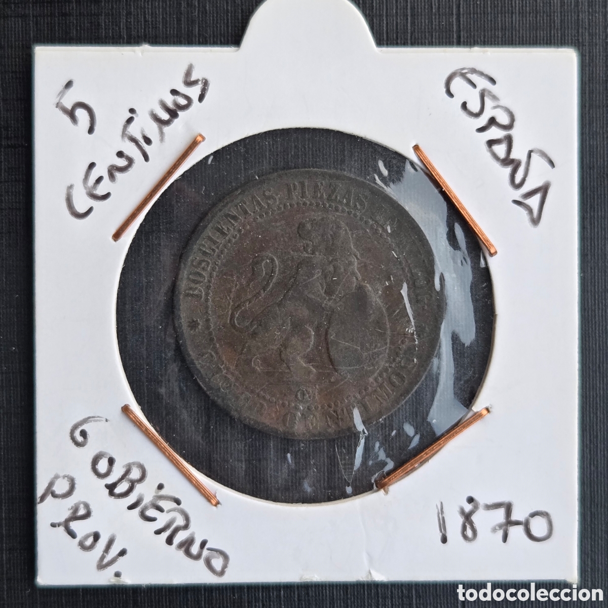 Monedas de Espa&ntilde;a: Lote 2 monedas Espa&ntilde;a 1870 - Foto 5