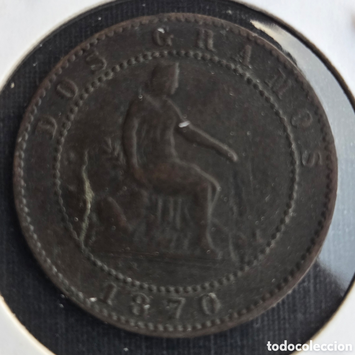 Monedas de Espa&ntilde;a: Lote 2 monedas Espa&ntilde;a 1870 - Foto 7