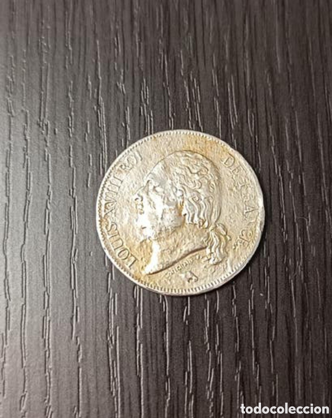 Monedas de Espa&ntilde;a: Antigua Moneda de Plata 5 Francos de 1824