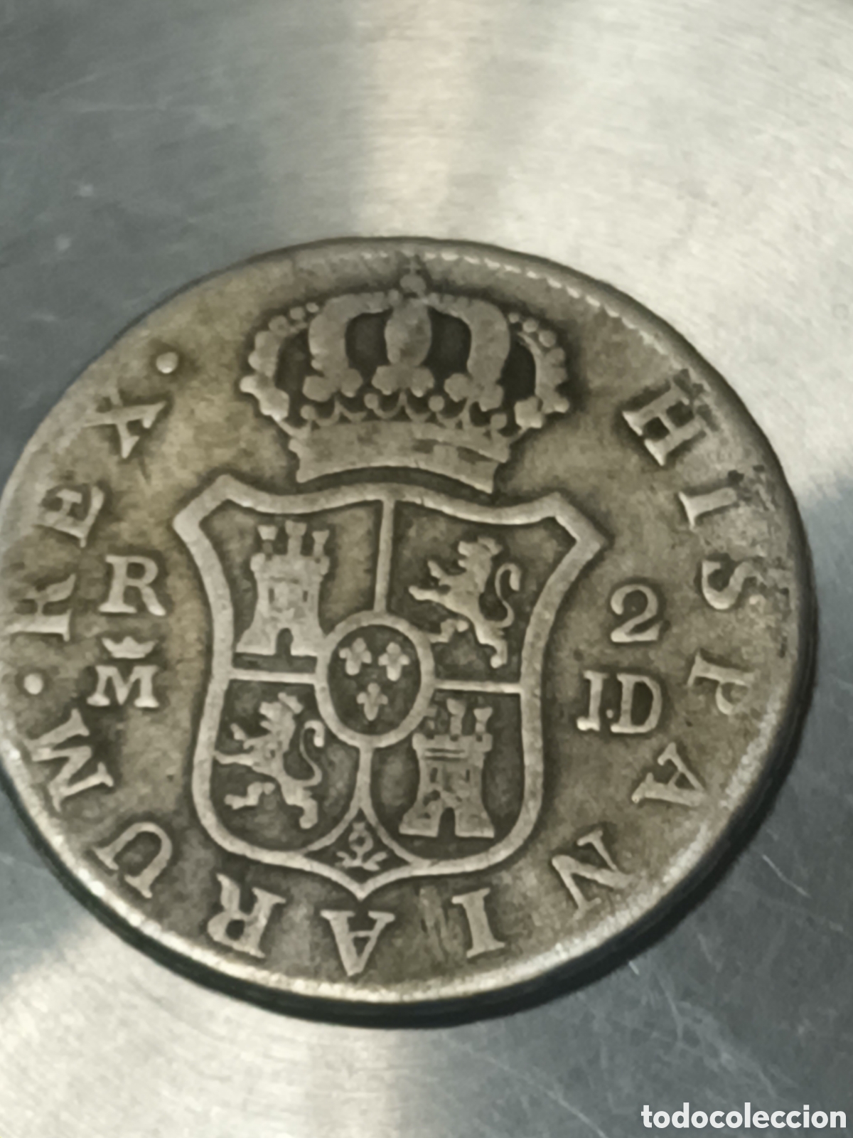 Monnaies d'Espagne: MONEDA DE 2 REALES DE PLATA CARLOS III A&Ntilde;O 1783