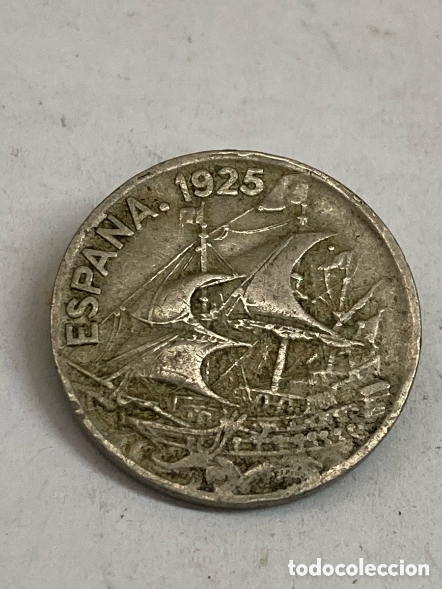 Monedas de Espa&ntilde;a: Moneda 25 c&eacute;ntimos 1925 L23