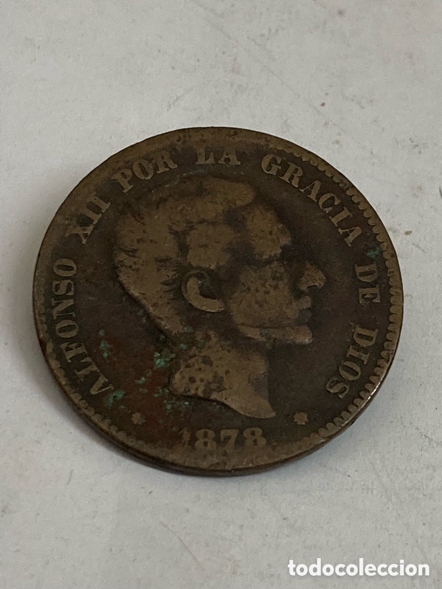 Monedas de Espa&ntilde;a: Moneda de 10 c&eacute;ntimos 1878