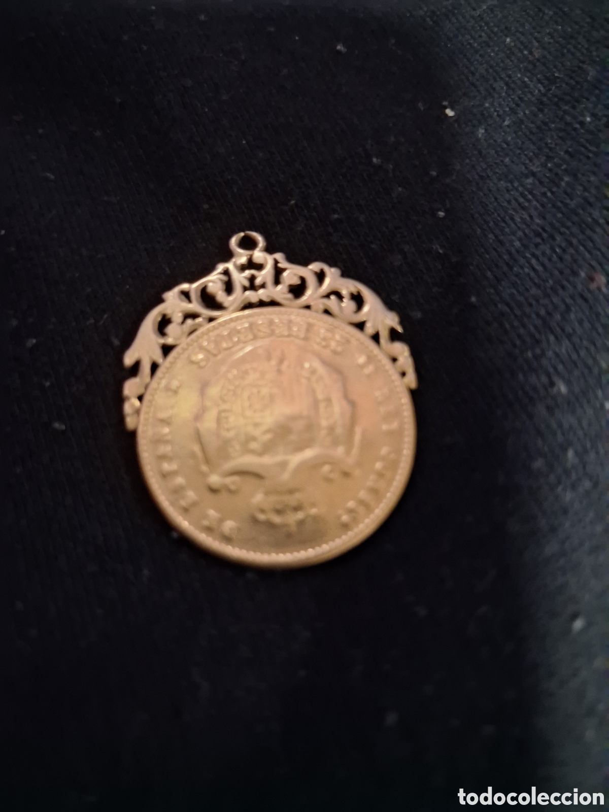 Monedas de Espa&ntilde;a: COLGANTE CON MONEDA DE ORO ALFONSO XII