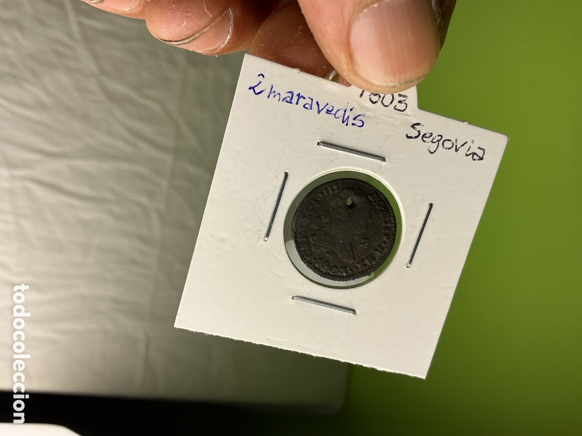 Monedas de Espa&ntilde;a: Carlos IV &ndash; 2 maraved&iacute;s de 1803 &ndash; Segovia - Foto 3