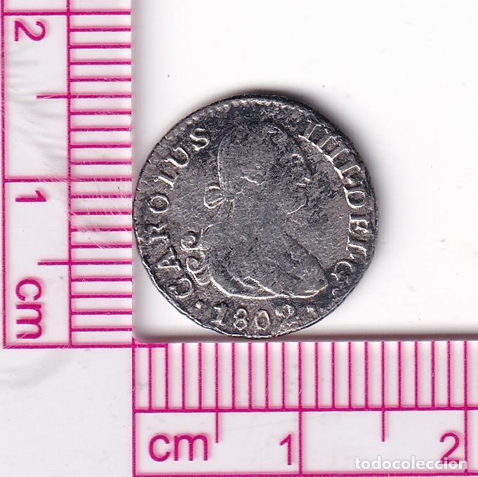 Monedas de Espa&ntilde;a: CRF1786 MONEDA ESPA&Ntilde;A CARLOS IV 1/2 REAL 1802 CECA SEVILLA CN MBC
