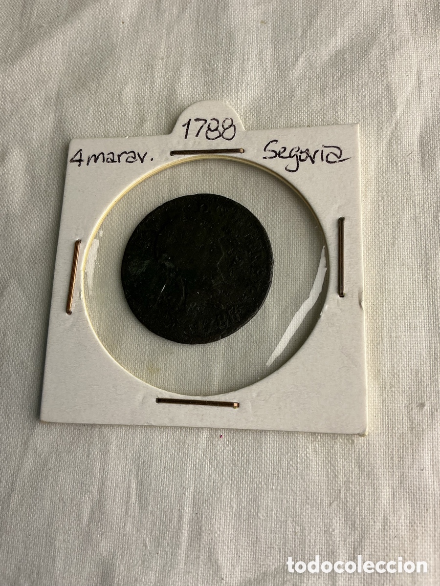 Monedas de Espa&ntilde;a: Carlos III &mdash; 4 maraved&iacute;s de 1788 &mdash; Segovia