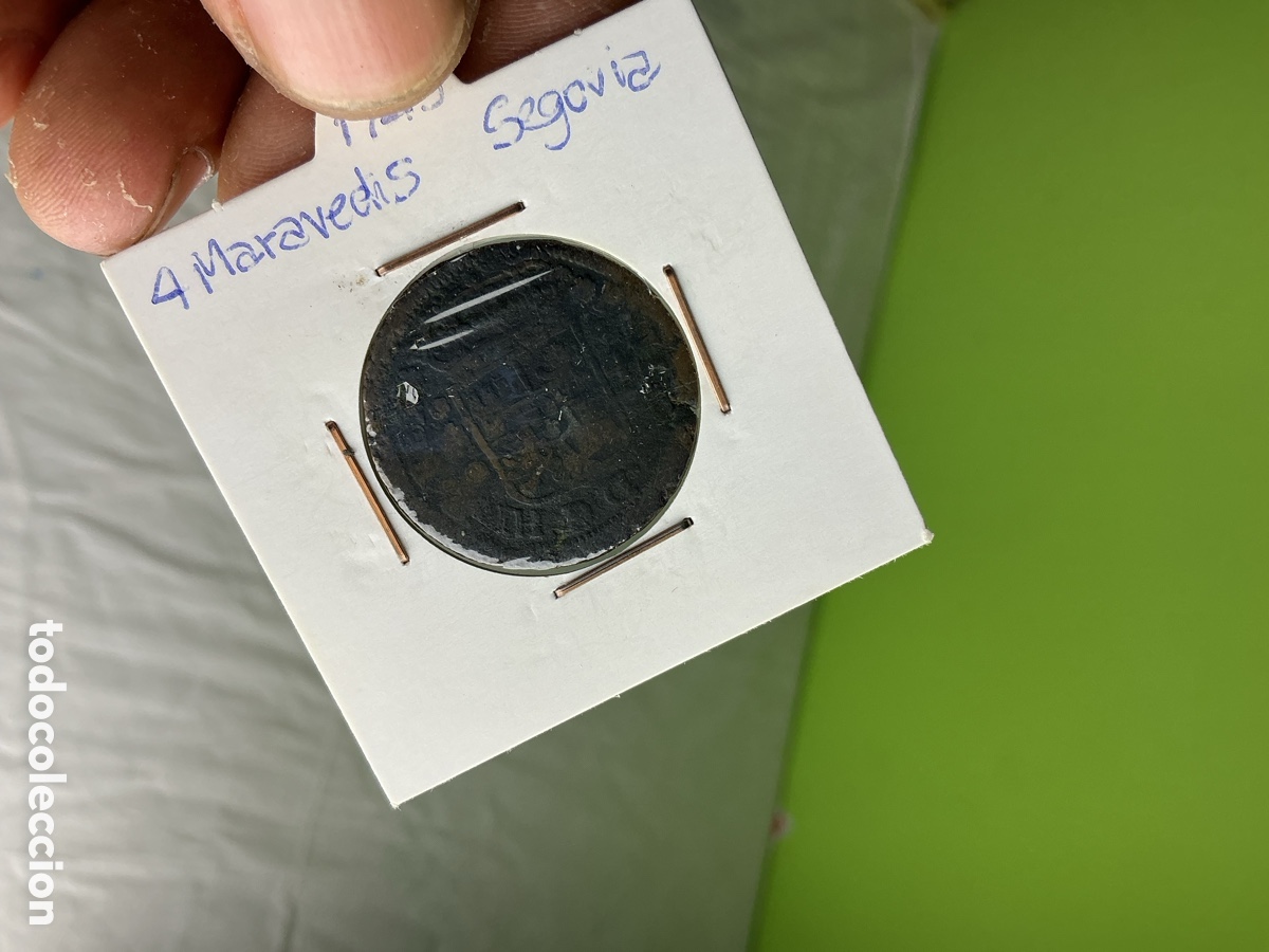 Monedas de Espa&ntilde;a: Felipe V &mdash; 4 maraved&iacute;s de 1743 &mdash; Segovia - Foto 3