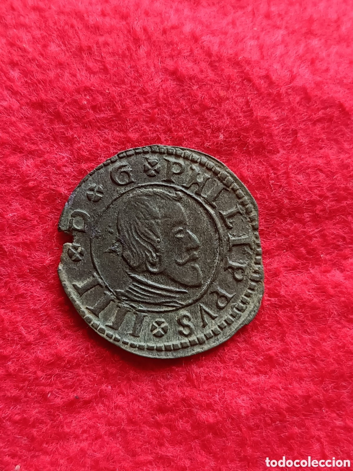 Monedas de Espa&ntilde;a: 16 maraved&iacute;s Felipe IV Madrid 1664