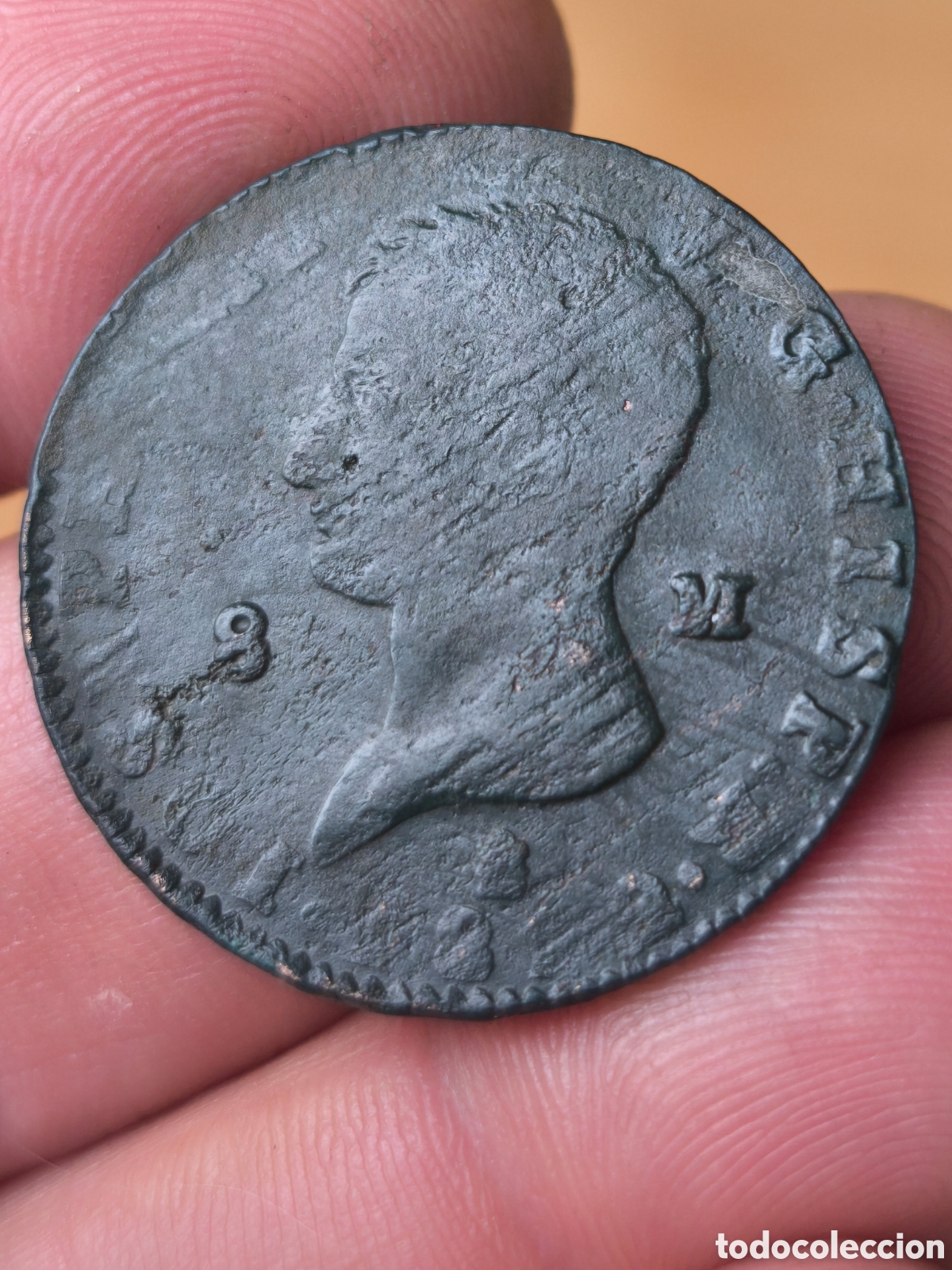 Monedas de Espa&ntilde;a: Jos&eacute; Napoleon 1812 8 maravedis Segovia