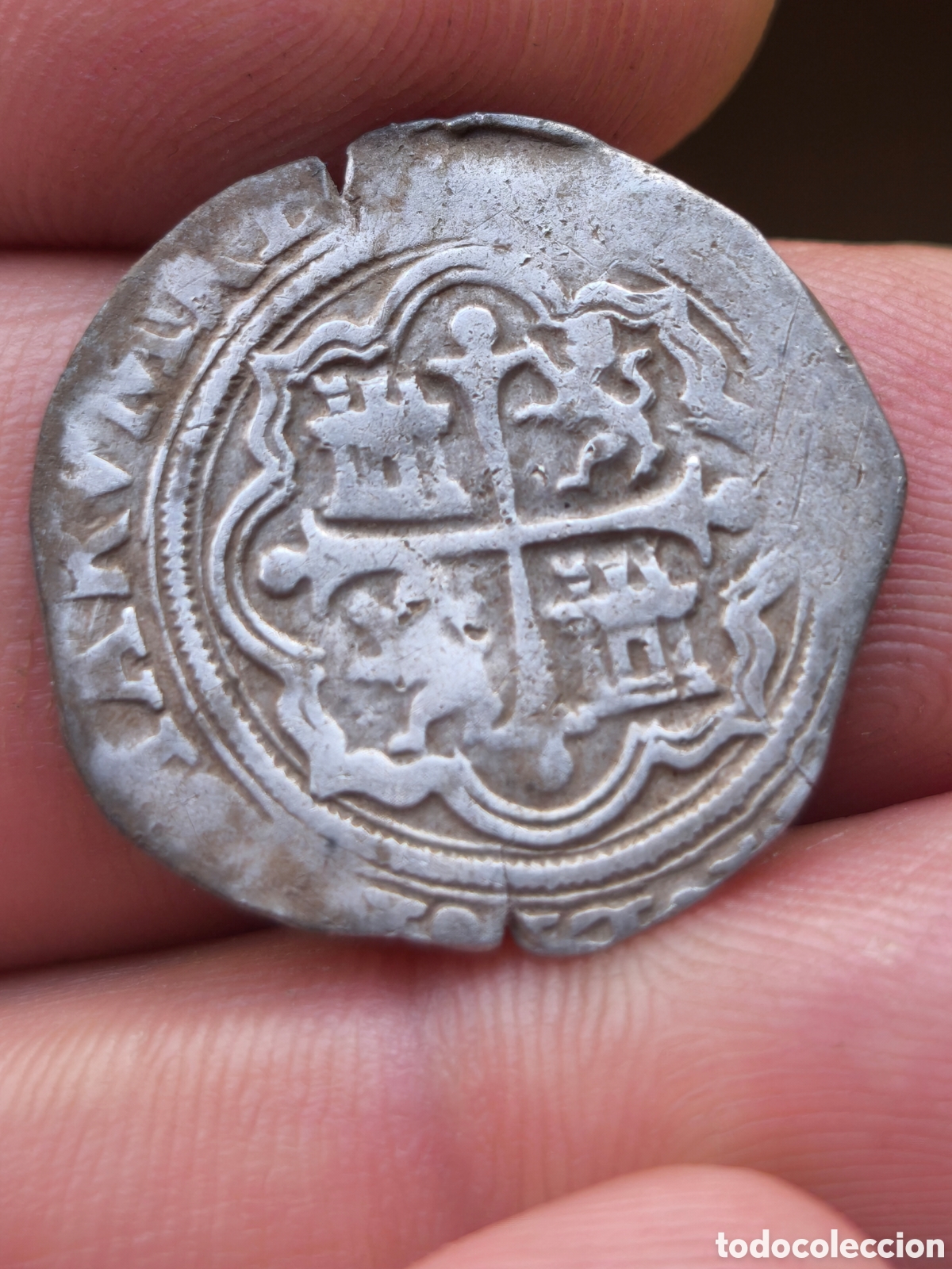 Monedas de Espa&ntilde;a: Felipe II 1 real Mexico M O plata - Foto 2