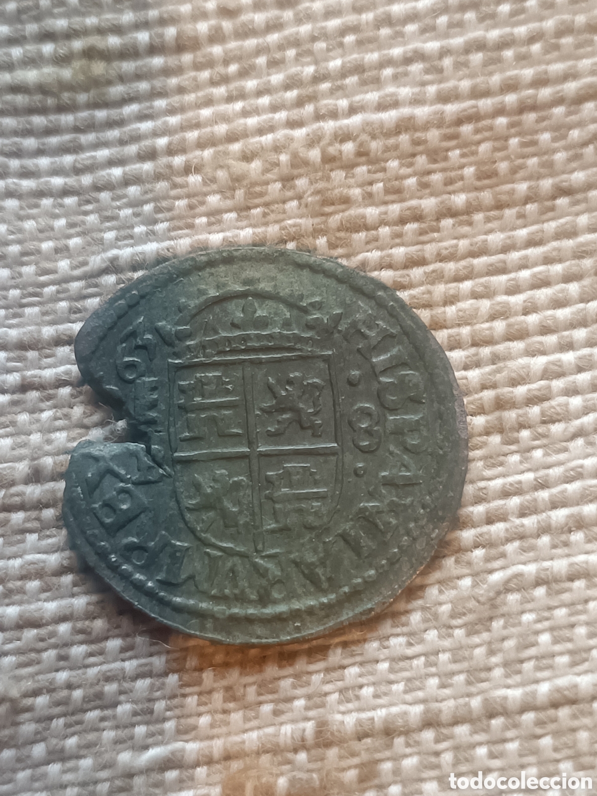 Monedas de Espa&ntilde;a: 8 maraved&iacute;s Felipe IV Segovia 1663 - Foto 2